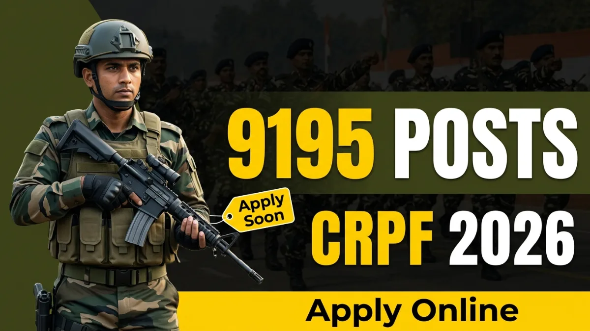 CRPF Constable Recruitment 2026