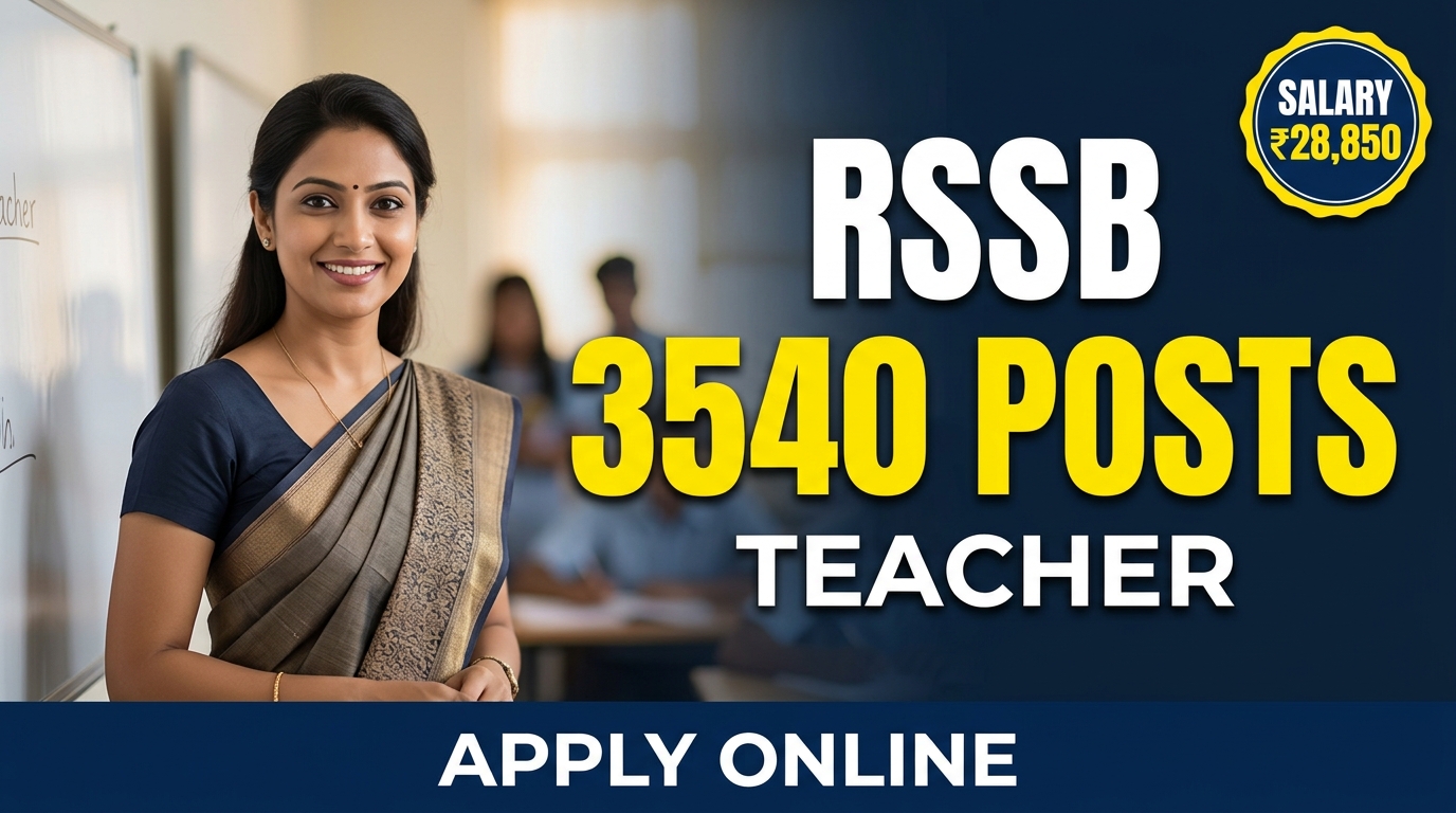 RSSB Teaching Associate Recruitment 2026